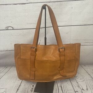 Mauro Governa for Suarez New‎ York Leather Handbag Brown Small Tote bag